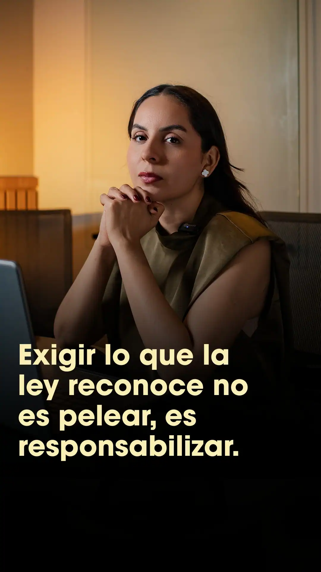 Si tu no demandas... tus hijos pagan el precio